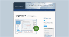 Desktop Screenshot of leistungsdiagnostik.ergonizer.de